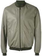 Etro - Reversible Bomber Jacket - Men - Cotton/leather - L, Green, Cotton/leather