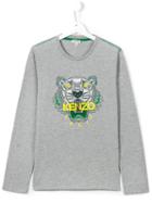 Kenzo Kids 'tiger' T-shirt, Boy's, Size: 14 Yrs, Grey