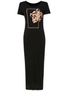Tufi Duek Printed Long Dress - Black