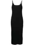 Raquel Allegra Fitted Midi Dress - Black