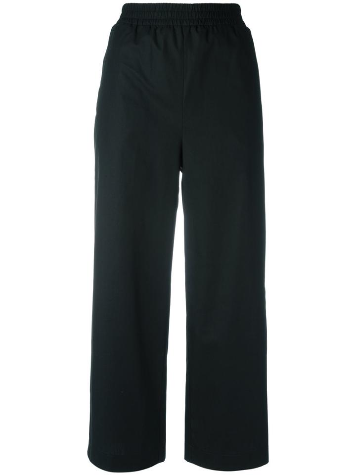 I'm Isola Marras - Cropped Trousers - Women - Cotton - 40, Black, Cotton