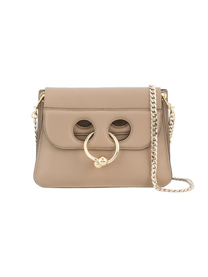 Jw Anderson Mini Taupe Pierce Messenger Bag - Nude & Neutrals