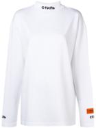 Heron Preston Cyrillic Slogan Sweatshirt - White