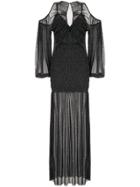 Alice Mccall Spell Cold-shoulder Gown - Black