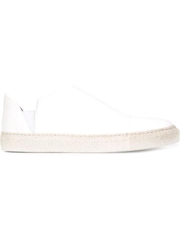 Rombaut Esa Ii Slip-on Shoes, Men's, Size: 45, White, Organic Cotton/polyurethane/rubber/polyurethane
