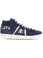 White Premiata Taylvar Sneakers - Blue