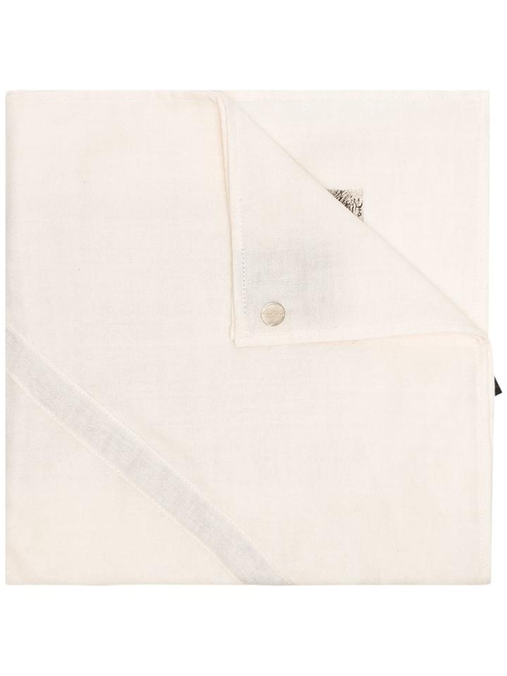 Ann Demeulemeester Black And White Pegasus Bandana