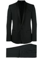 Dolce & Gabbana Formal Suit, Men's, Size: 46, Black, Virgin Wool/silk/polyester/cupro