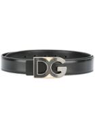 Dolce & Gabbana - Branded Buckle Belt - Men - Calf Leather - 105, Black, Calf Leather