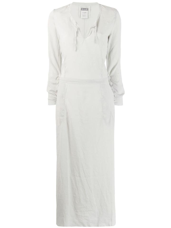 Kristensen Du Nord Long-sleeve Maxi Dress - Neutrals