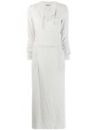 Kristensen Du Nord Long-sleeve Maxi Dress - Neutrals