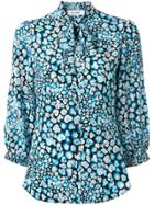 Cefinn Printed Pussybow Blouse - Do Not Use - Two-tone