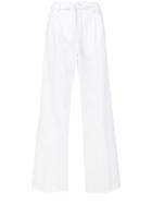 J Brand Belted Flared Trousers - White