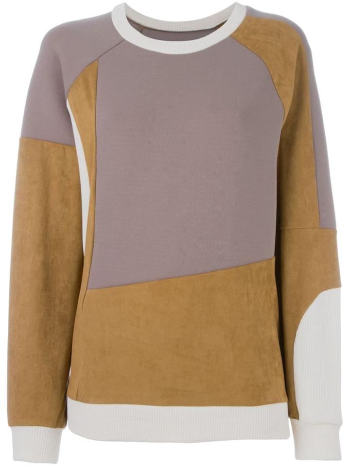 Mm6 Maison Margiela Panelled Sweatshirt