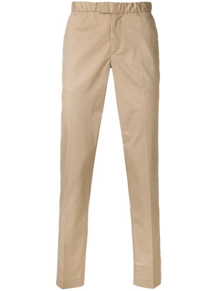 Michael Kors Collection Straight Leg Trousers - Nude & Neutrals