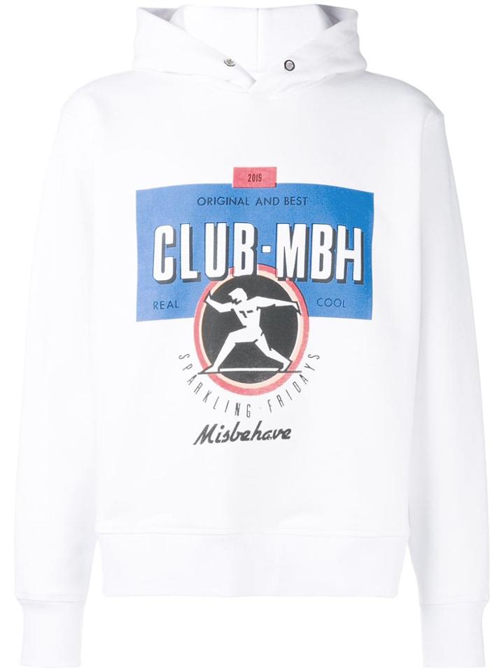 Misbhv Hooded Sweatshirt - White