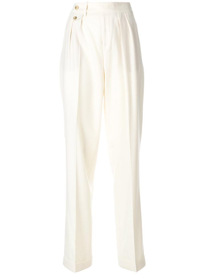 Pt01 Pleat Detail Trousers - Nude & Neutrals