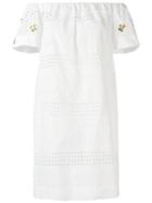 Blugirl - Macram Lace Dress - Women - Cotton - 44, White, Cotton