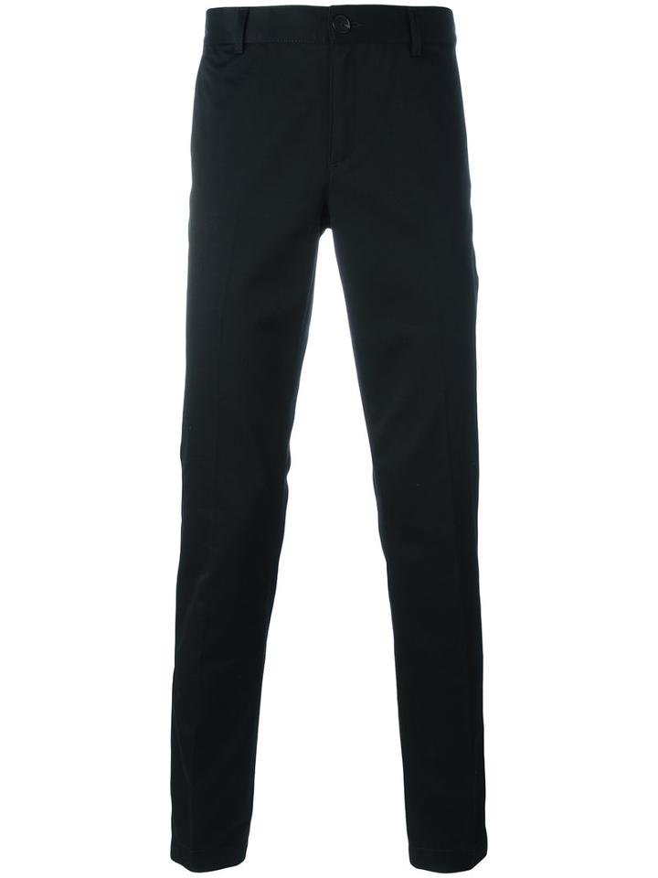Givenchy Star And Stripe Trimmed Trousers, Men's, Size: 48, Black, Cotton