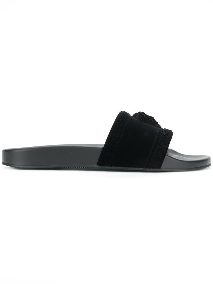 Versace Medusa Slides - Black