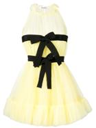 Brognano Double Bow Dress - Yellow