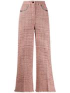 Etro Woven Cropped Trousers - Neutrals