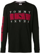 Tommy Jeans Tjm Long Sleeve Top - Black