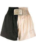 Aries Colour-block Shorts - Black