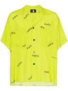 Duo Printed Short Sleeve Shirt - Yellow