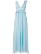 Pinko Long Flared Dress - Blue