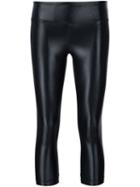 Koral 'lustrous' Capri Leggings, Women's, Size: Large, Black, Polyamide/spandex/elastane