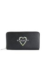 Givenchy Heart Print Wallet - Black