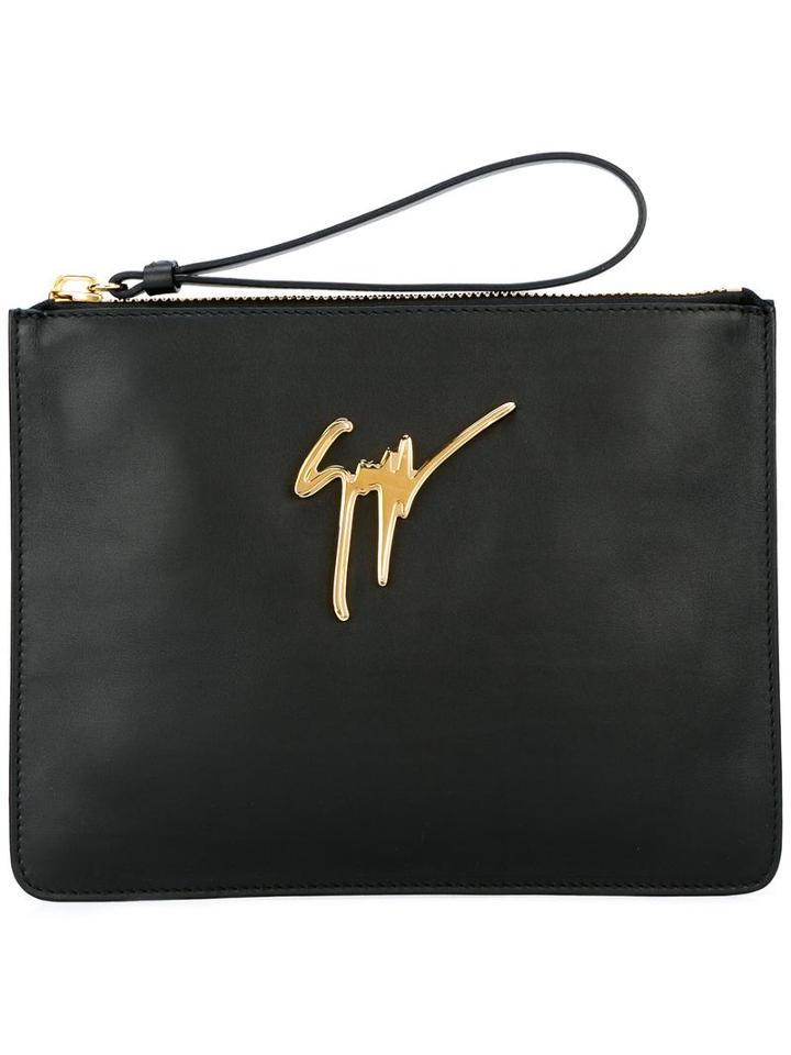 Giuseppe Zanotti Design 'margery' Clutch, Women's, Black, Leather