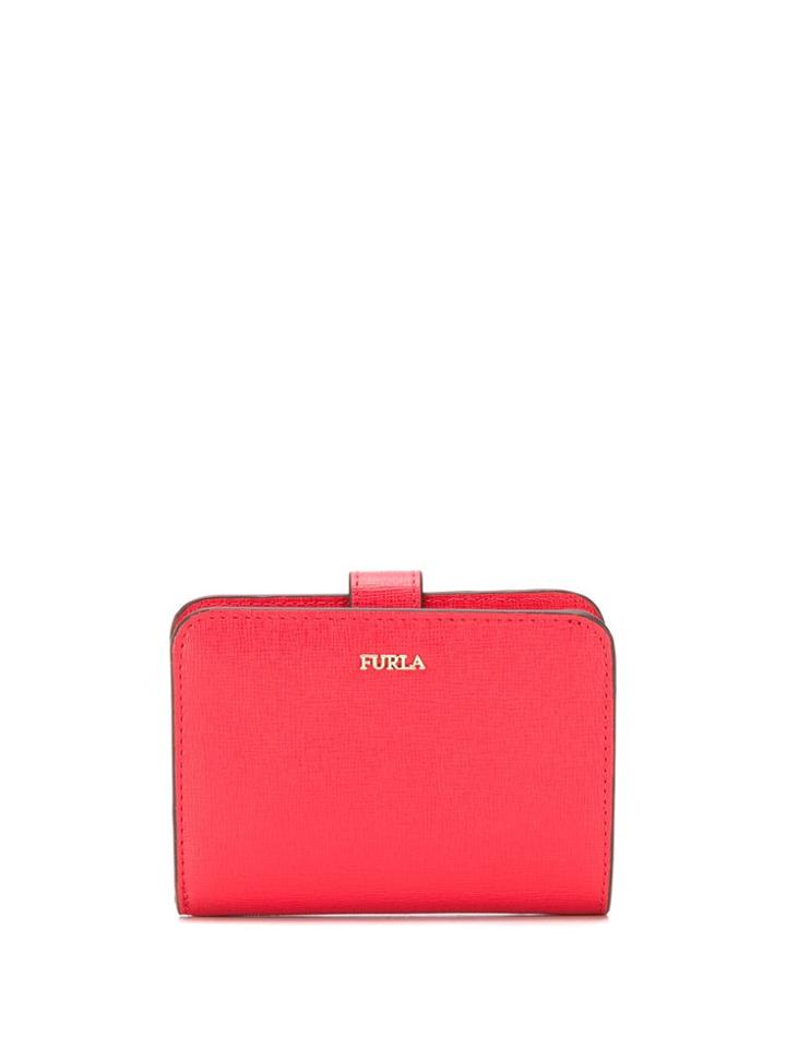 Furla Logo Card Wallet - Red