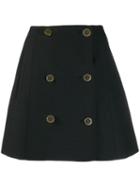 Stella Mccartney Buttoned High-waisted Skirt - Black