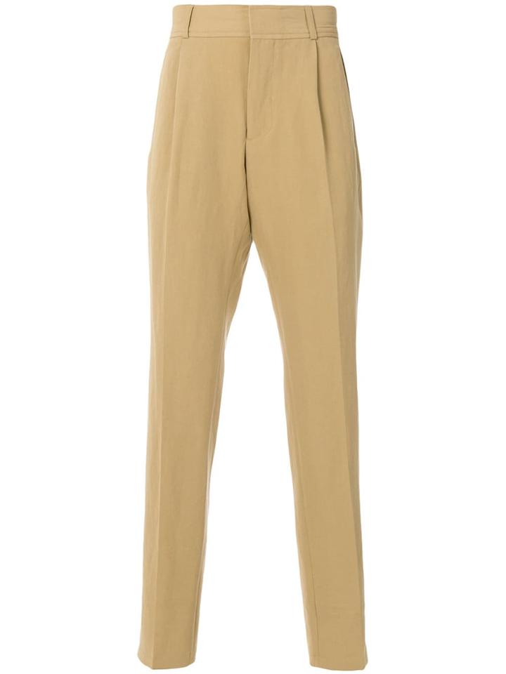 Kent & Curwen Concealed Front Chinos - Neutrals