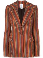 Rosie Assoulin Striped Blazer - Red