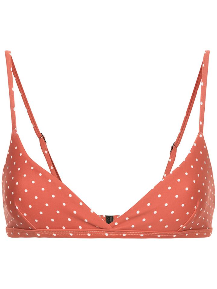 Matteau Tri Crop Bikini Top - Yellow & Orange