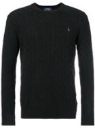 Polo Ralph Lauren Cable Knit Sweater - Black