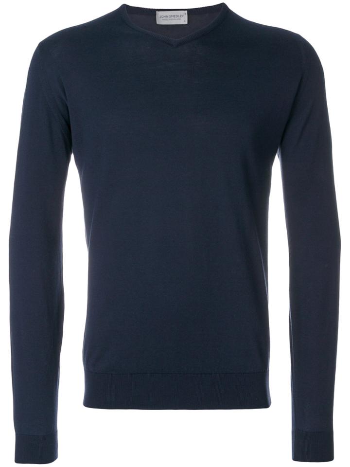 John Smedley Aydon Sweater - Blue