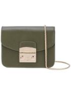 Furla - Metropolis Mini Crossbody Bag - Women - Leather/nylon/viscose - One Size, Green, Leather/nylon/viscose