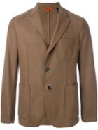 Barena Notched Lapel Blazer, Men's, Size: 50, Brown, Cotton/polyamide/acetate/virgin Wool