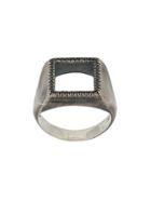 M. Cohen Open Square Ring - Silver