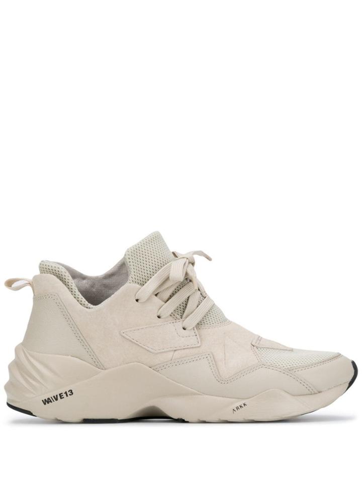 Arkk Mesh Panel Sneakers - Neutrals