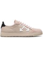Off-white Juta Suede And Canvas Sneakers - Nude & Neutrals