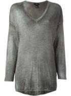 Avant Toi V-neck Sweater, Women's, Size: Xs, Green, Silk/cashmere
