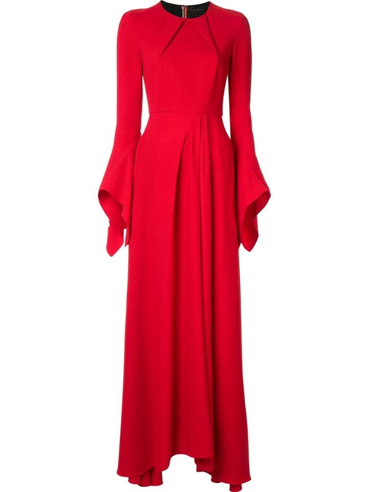 Roland Mouret Raines Maxi Dress - Red