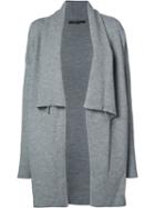 Derek Lam - Open Cardigan - Women - Polyamide/cashmere - L, Grey, Polyamide/cashmere
