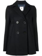 Semicouture Double Breasted Coat - Blue