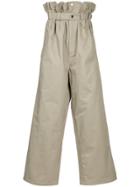 Liam Hodges High-waisted Oversized Trousers - Grey